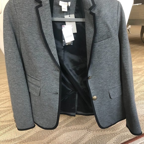 J. Crew Tipped Knit Blazer - Picture 2 of 5